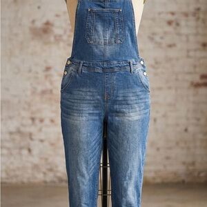 Wallflower Medium Blue Denim Overalls for Women